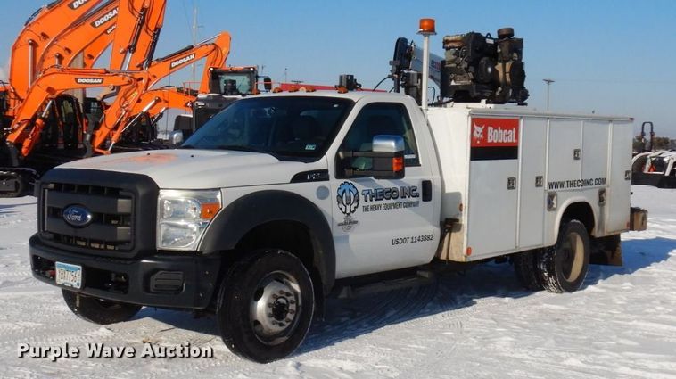 image for item AF9347 2012 Ford F550 Super Duty XL  utility / service truck