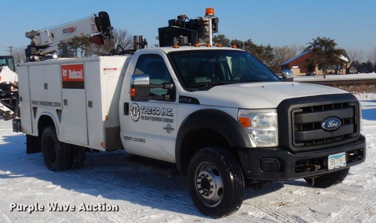 image for item AF9347 2012 Ford F550 Super Duty XL  utility / service truck