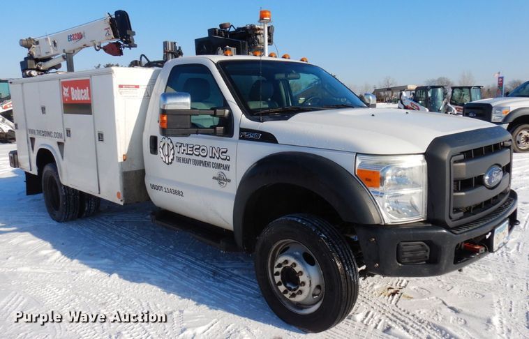 image for item AF9347 2012 Ford F550 Super Duty XL  utility / service truck