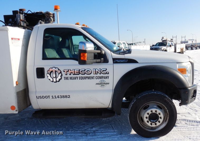 image for item AF9347 2012 Ford F550 Super Duty XL  utility / service truck