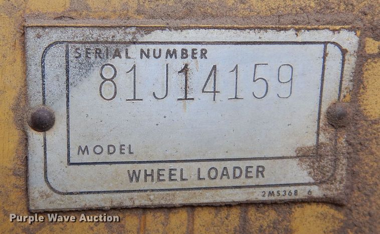 image for item DF8286 1980 Caterpillar 950  wheel loader