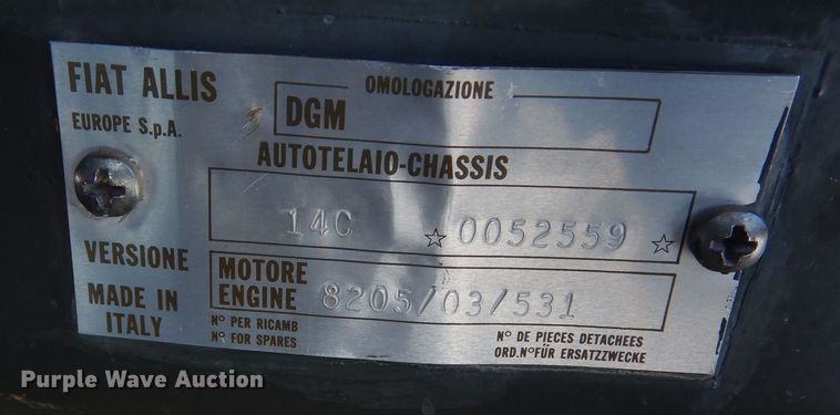 image for item DF8323 1988 Fiat-Allis 14C  dozer