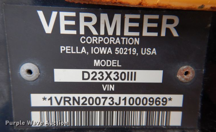 image for item DK2090 2018 Vermeer D23X30 Navigator S3  directional boring unit