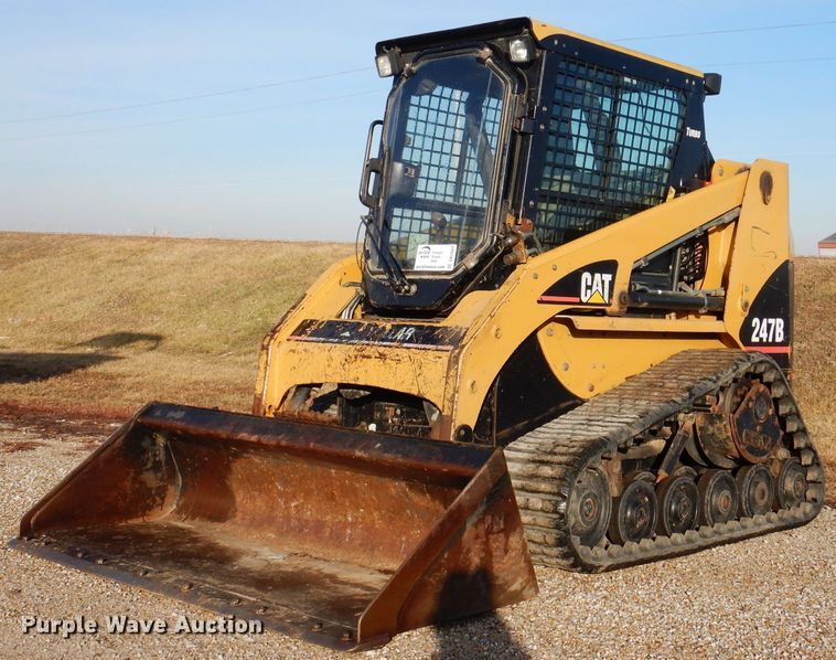 image for item DK2091 2007 Caterpillar 247B  tracked skid steer loader