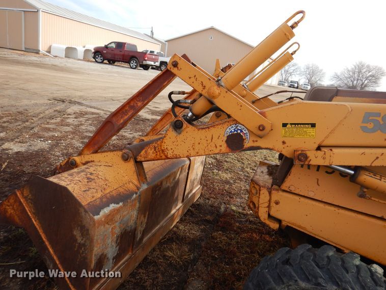 image for item DK2092 1992 Case 580 Super K  backhoe