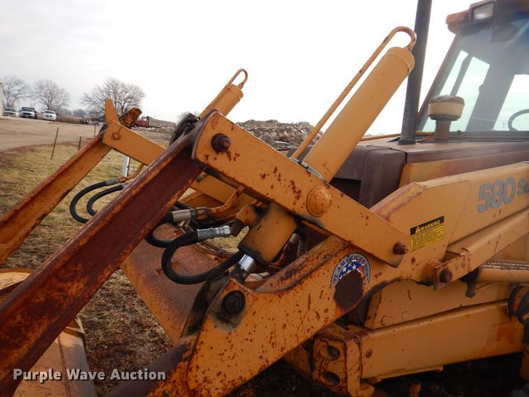 image for item DK2092 1992 Case 580 Super K  backhoe