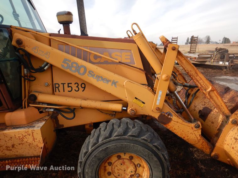 image for item DK2092 1992 Case 580 Super K  backhoe
