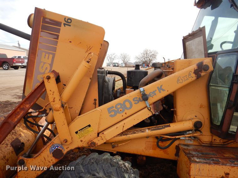 image for item DK2092 1992 Case 580 Super K  backhoe
