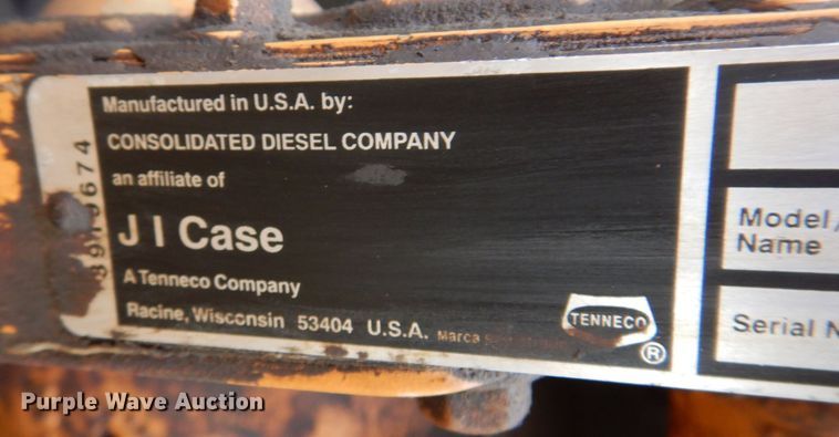 image for item DK2092 1992 Case 580 Super K  backhoe