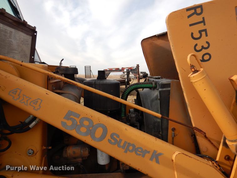 image for item DK2092 1992 Case 580 Super K  backhoe