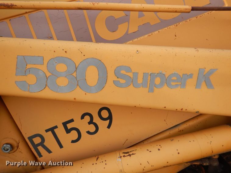 image for item DK2092 1992 Case 580 Super K  backhoe