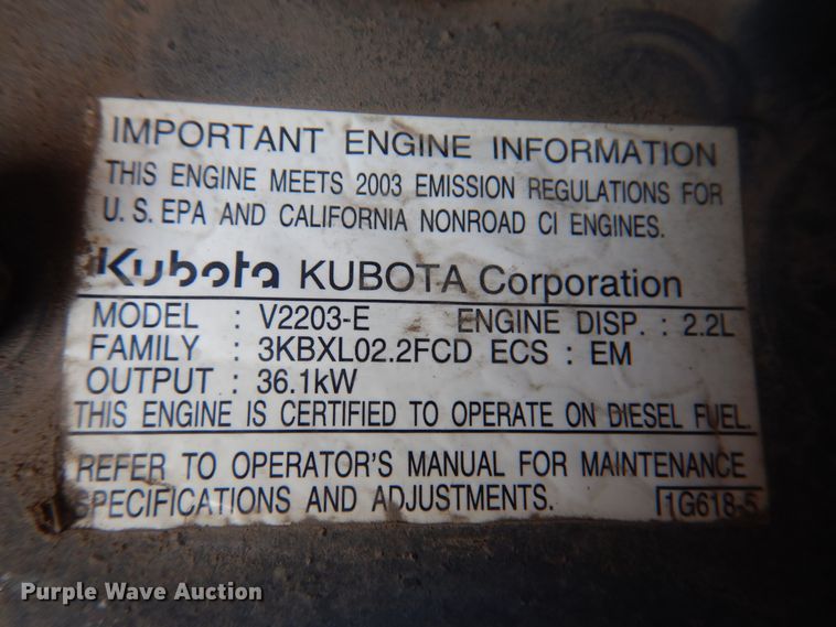 image for item DK2093 2004 Bobcat 334  mini excavator