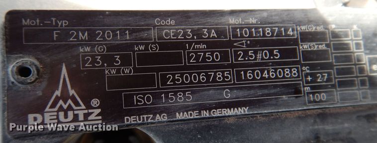 image for item DK2094 2006 Atlas Copco XAS 57  air compressor