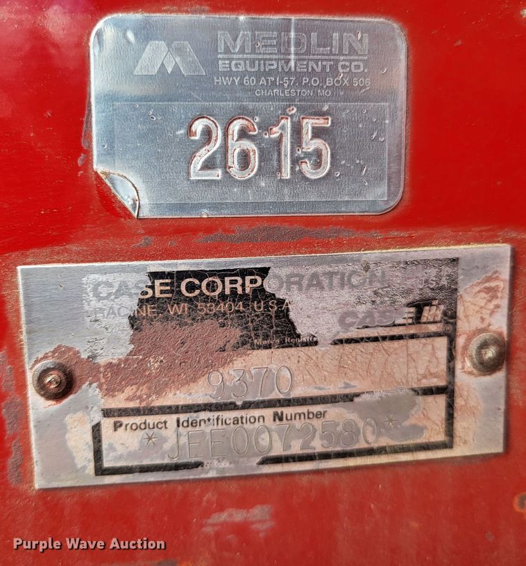 image for item DO3537 1998 Case IH 9370 Steiger  4WD tractor