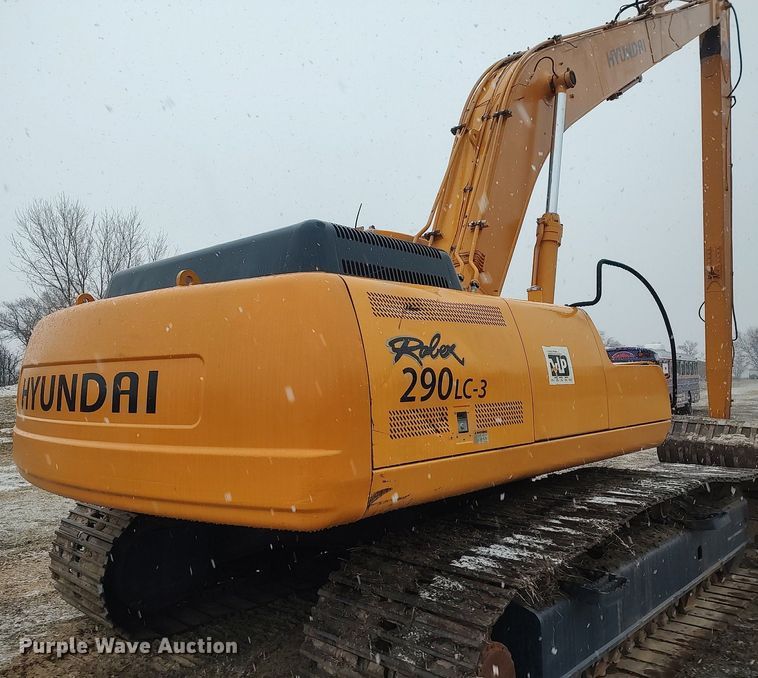 image for item DO3700 2000 Hyundai Robex 290 LC-3  excavator