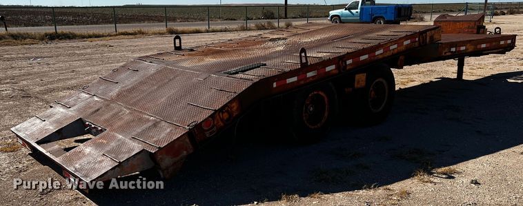 image for item DQ1952 1961 Fontaine  tilt deck equipment trailer