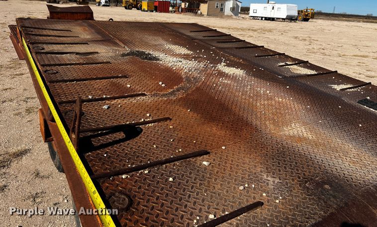 image for item DQ1952 1961 Fontaine  tilt deck equipment trailer