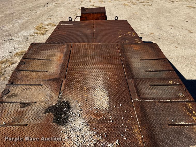 image for item DQ1952 1961 Fontaine  tilt deck equipment trailer