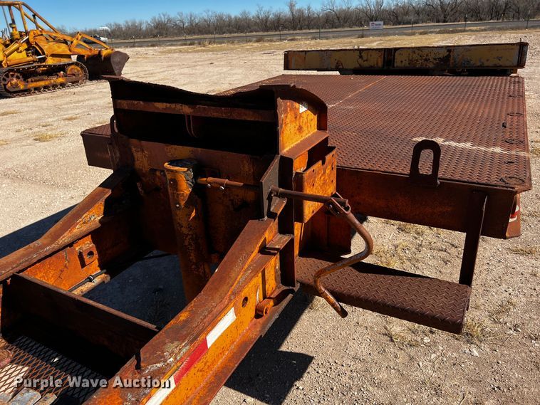 image for item DQ1952 1961 Fontaine  tilt deck equipment trailer