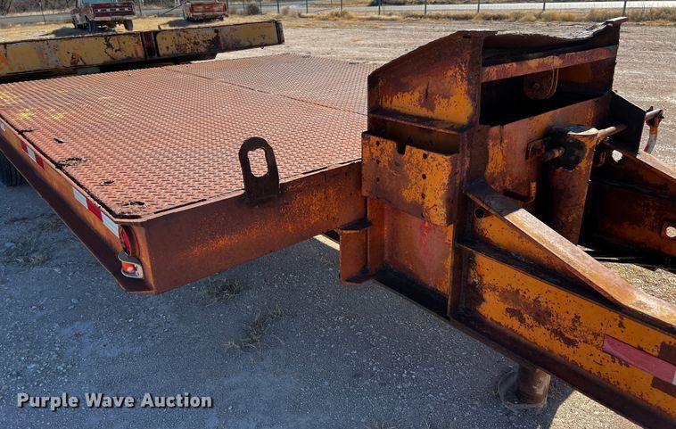 image for item DQ1952 1961 Fontaine  tilt deck equipment trailer