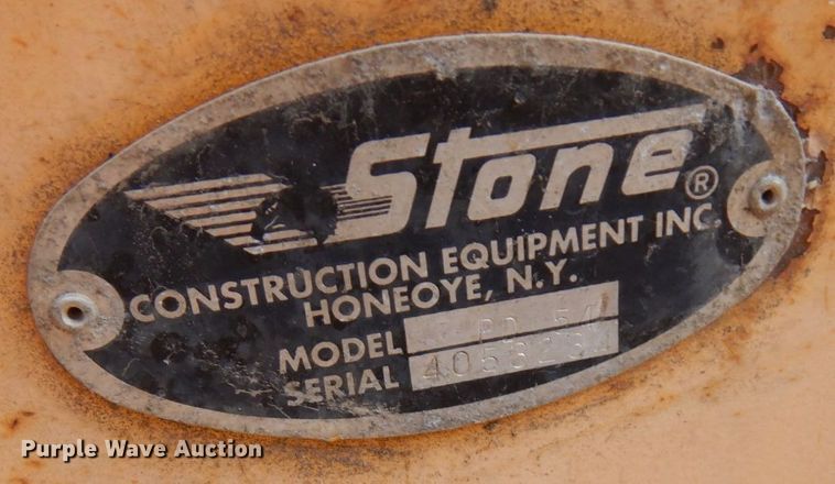 image for item DR0345 Stone PD54  single drum vibratory roller