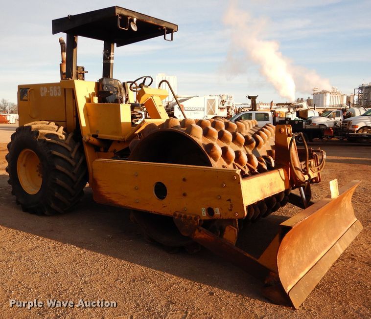 image for item DS6313 1993 Caterpillar CP563  single drum vibratory roller