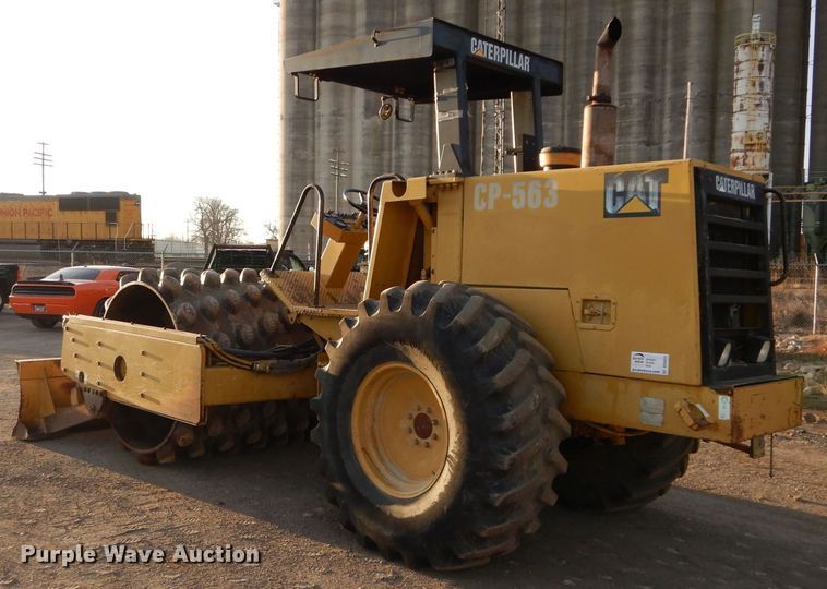 image for item DS6313 1993 Caterpillar CP563  single drum vibratory roller