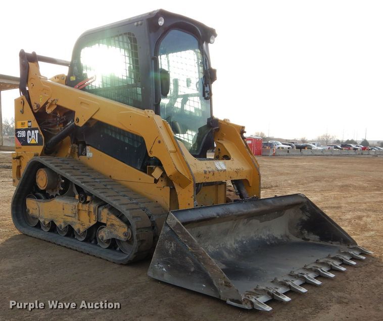image for item DS6314 2015 Caterpillar 259D  tracked skid steer loader