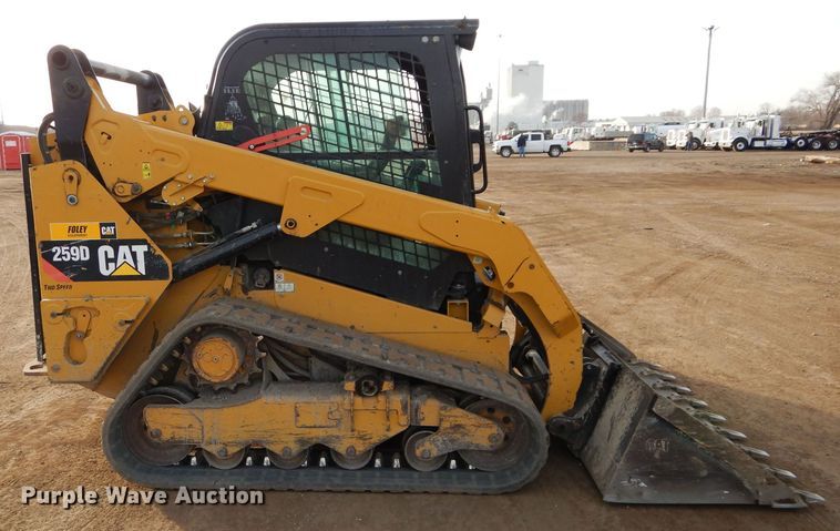 image for item DS6314 2015 Caterpillar 259D  tracked skid steer loader