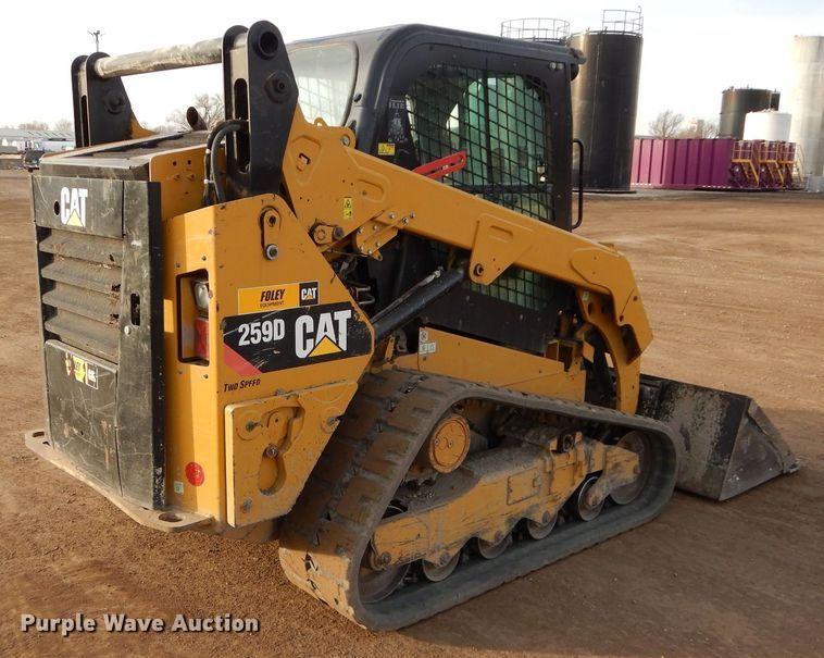 image for item DS6314 2015 Caterpillar 259D  tracked skid steer loader