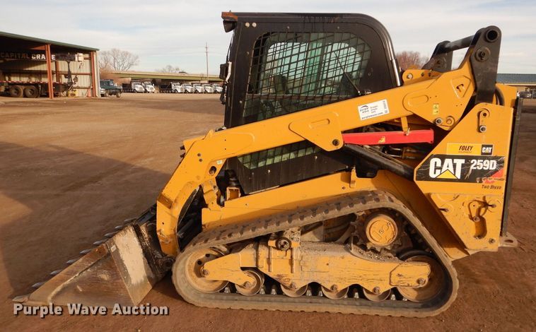 image for item DS6314 2015 Caterpillar 259D  tracked skid steer loader
