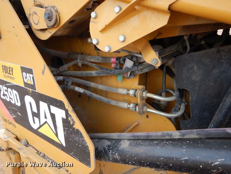 image for item DS6314 2015 Caterpillar 259D  tracked skid steer loader