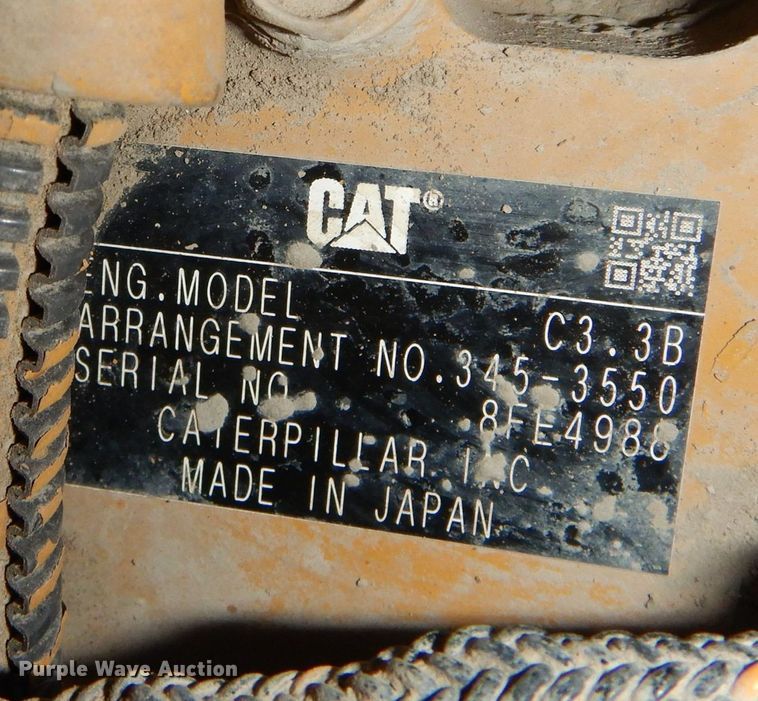 image for item DS6314 2015 Caterpillar 259D  tracked skid steer loader