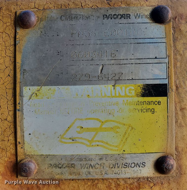 image for item FB9837 Paccar PA56-E00100E  winch