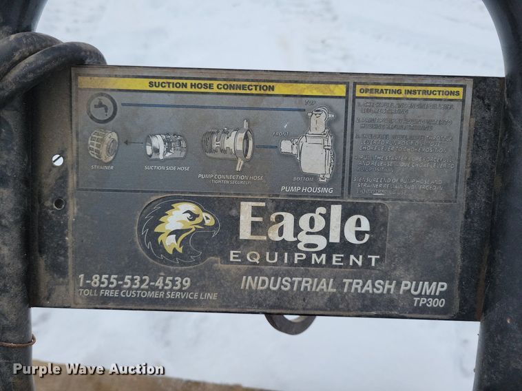 image for item IO9321 (2) Eagle TP300 trash pumps