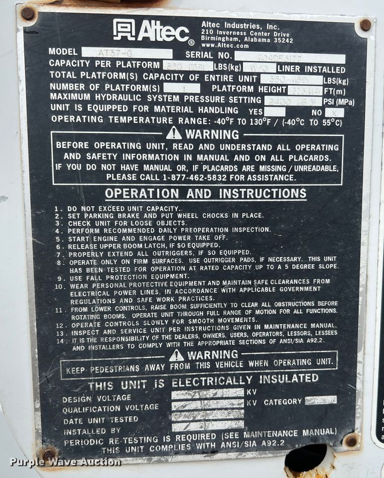 image for item JU9655 2011 Ford F550 Super Duty  bucket truck