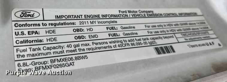 image for item JU9656 2011 Ford F550 Super Duty  bucket truck