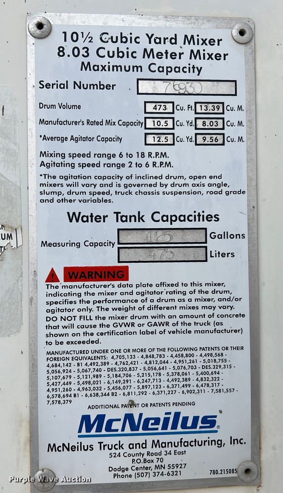 image for item JU9666 2006 International 5600i  ready mix truck