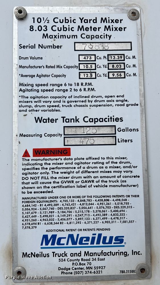 image for item JU9668 2006 International 5600i  ready mix truck