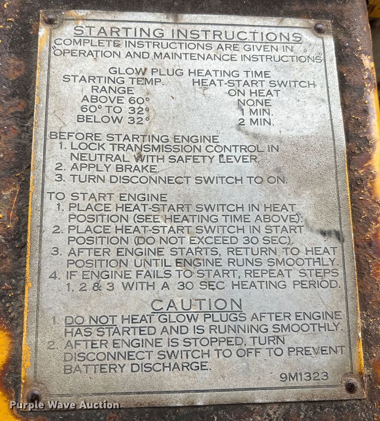 image for item JU9669 1967 Caterpillar D6C  dozer