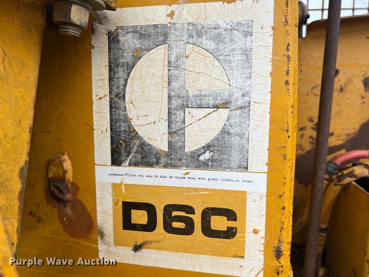 image for item JU9669 1967 Caterpillar D6C  dozer