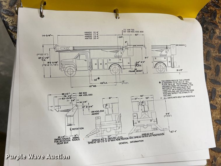 image for item JU9681 1990 Ford F700  bucket truck