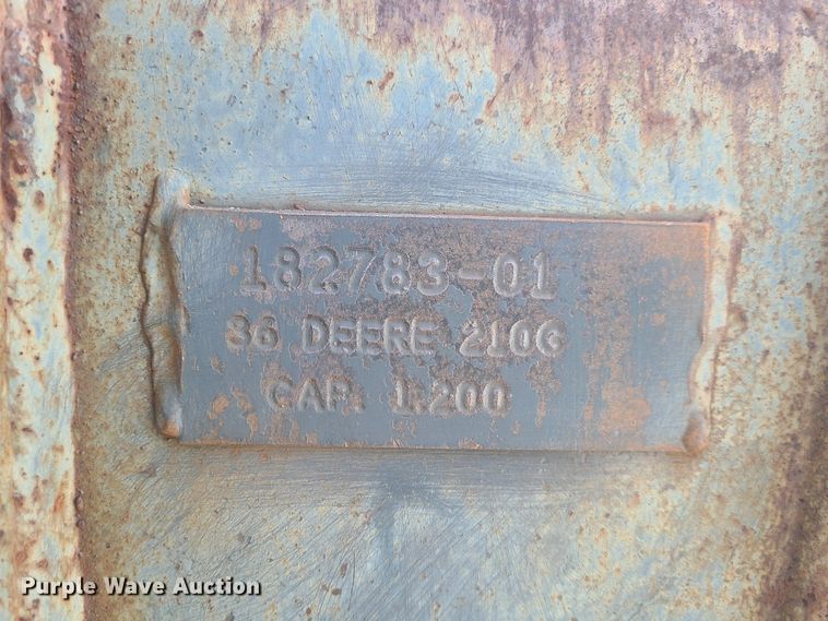 image for item JW9722 TAG  36"W excavator bucket