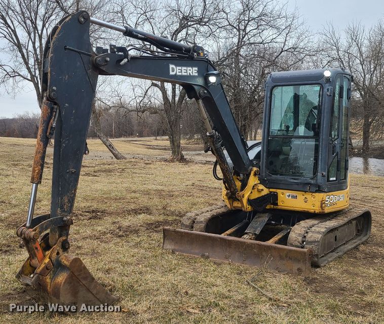 image for item JW9776 2012 John Deere 50D  mini excavator