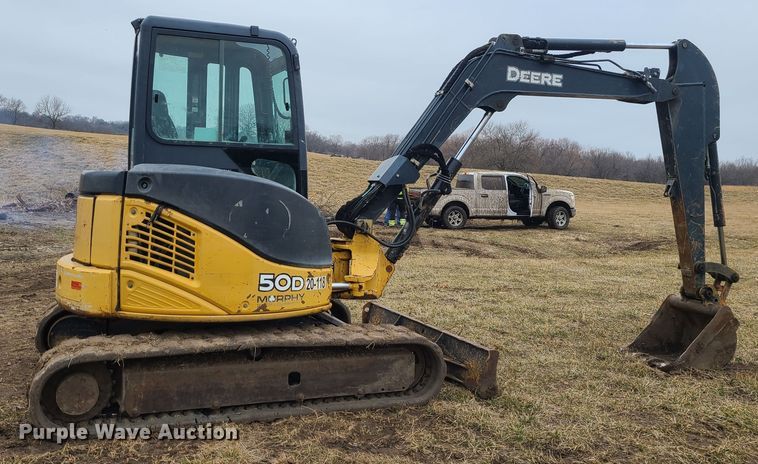 image for item JW9776 2012 John Deere 50D  mini excavator