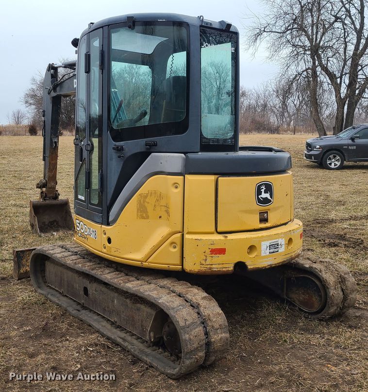 image for item JW9776 2012 John Deere 50D  mini excavator