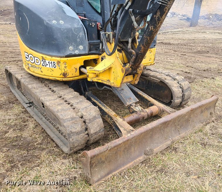 image for item JW9776 2012 John Deere 50D  mini excavator