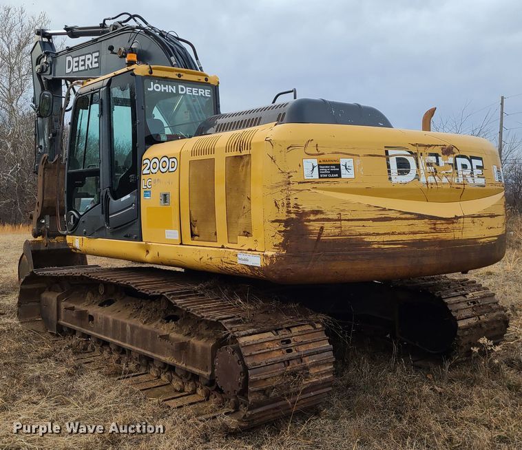 image for item JW9785 2012 John Deere 200D  excavator