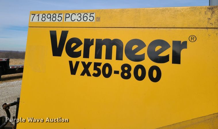image for item JW9805 2015 Vermeer VX50-800  vacuum excavator