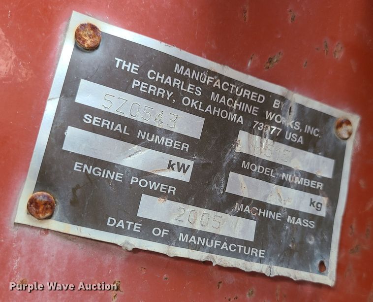 image for item JW9806 2005 Ditch Witch RT55H  trencher